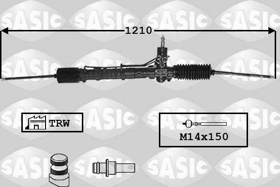 Рулевая рейка Sasic для Fiat Doblo I 2001-2015. Артикул 7006059