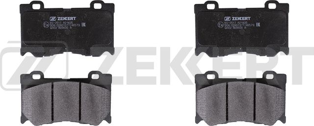 Тормозные колодки Zekkert передние для Infiniti QX70 2013-2017. Артикул BS-2517