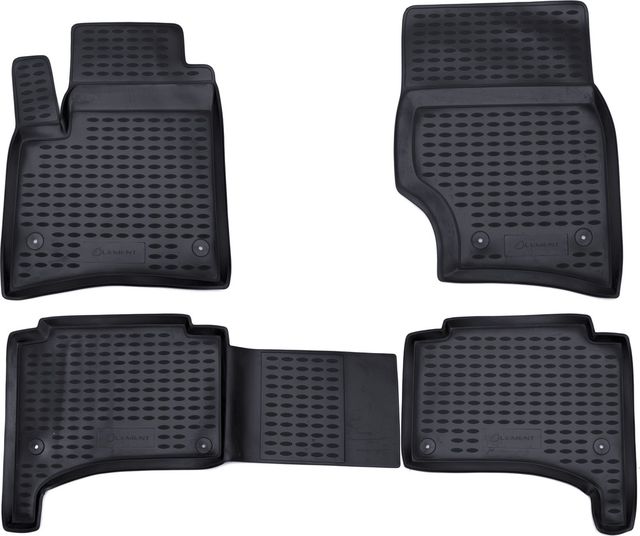Коврики Element для салона Volkswagen Touareg I 2002-2010 СЕРЫЕ. Артикул NLC.51.01.211k