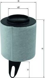 Воздушный фильтр Mahle-Knecht. Артикул LX 1650