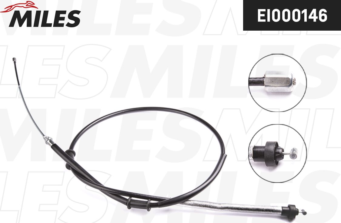 Трос ручника (тросик ручного тормоза) Miles. Артикул EI000146