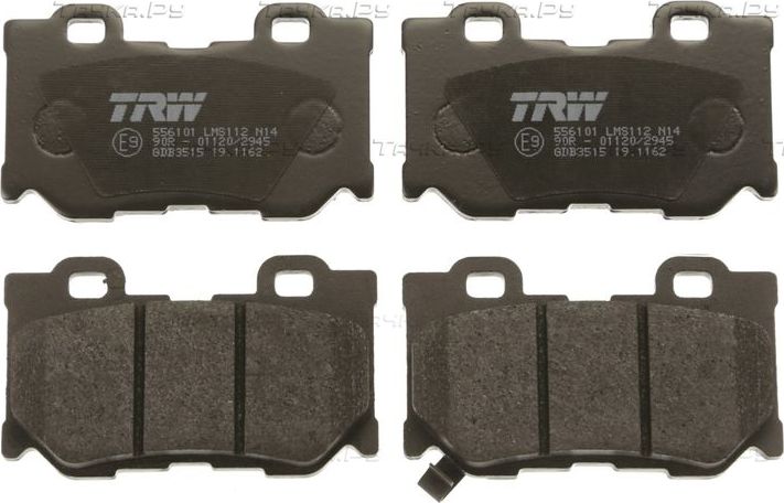 Тормозные колодки TRW COTEC. Артикул GDB3515