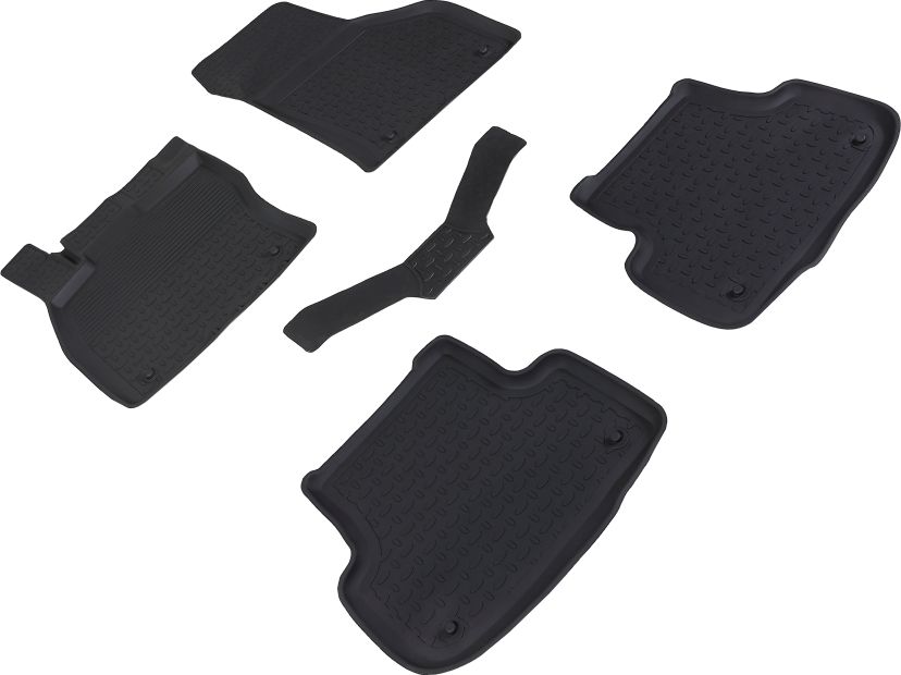 Коврики резиновые Seintex с высоким бортиком для салона Audi A3 8V 2012-2026. Артикул 85224