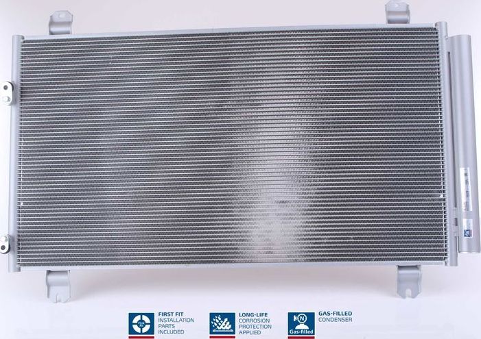 Радиатор кондиционера (конденсатор) Nissens (алюминий). Артикул 940401