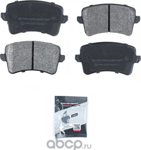 Колодки тормозные дисковые (Frictionmaster). Артикул MKD1386
