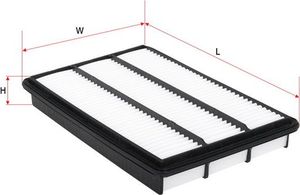 Воздушный фильтр Sakura для Mitsubishi Pajero IV 2006-2025. Артикул A-1068