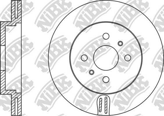 Тормозной диск NiBK. Артикул RN1309