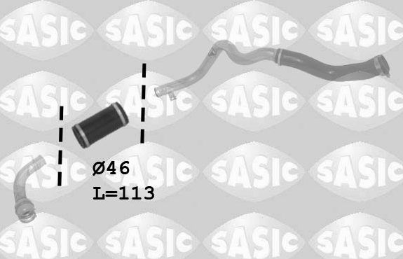 Патрубок интеркулера Sasic. Артикул 3334062