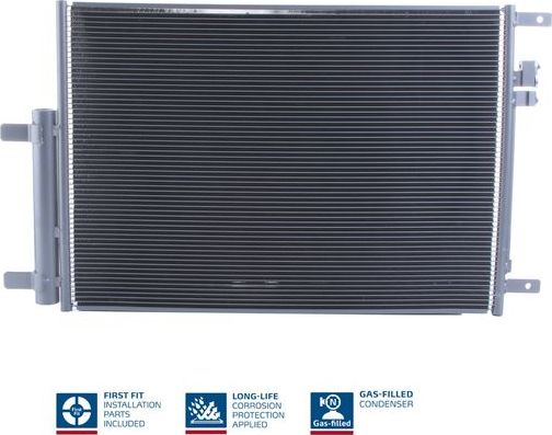 Радиатор кондиционера (конденсатор) Nissens (алюминий) для Jeep Compass II 2016-2026. Артикул 941288