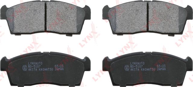 Тормозные колодки LYNXauto передние для Citroen C-ZERO 2010-2012. Артикул BD-5107