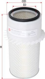 Воздушный фильтр Sakura. Артикул AS-1024