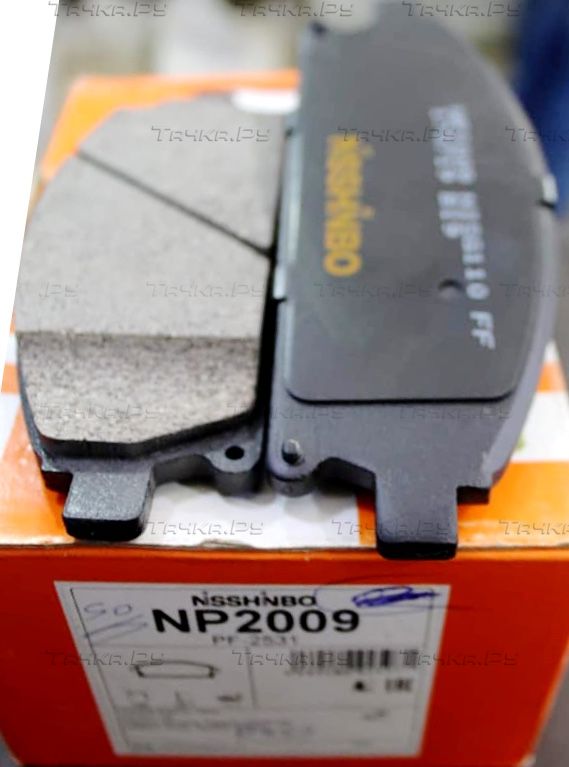 Тормозные колодки Nisshinbo передние для Acura MDX I 2000-2005. Артикул NP2009