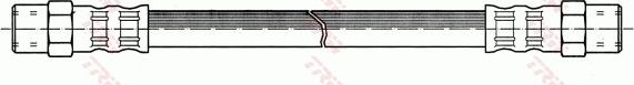 Тормозной шланг TRW задний правый для Audi 90 I (B2) 1984-1987. Артикул PHA126
