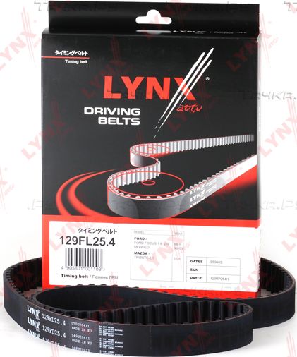 Ремень ГРМ LYNXauto для Ford Tourneo Connect I 2002-2013. Артикул 129FL25.4