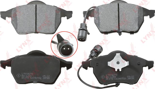 Тормозные колодки LYNXauto. Артикул BD-1209