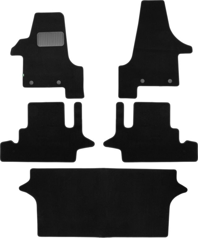 Коврики текстильные Klever Standard для салона Volkswagen Multivan T5 Highline минивен АКПП 2003-2015. Артикул KLEVER02511701210kh