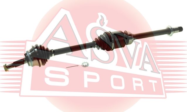 Полуось (привод в сборе, приводной вал) Asva. Артикул TYDR-ACV40