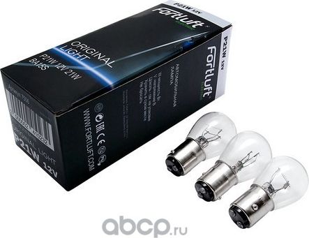 7528 ЛАМПА P215W 12V BAY15D ORIGINAL LIGHT (Fortluft). Артикул 7528