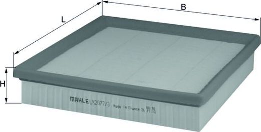 Воздушный фильтр Mahle-Knecht. Артикул LX 2077/3