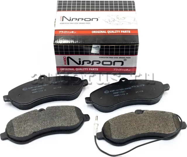 Колодки тормозные дисковые | перед | (Allied Nippon). Артикул ADB11621