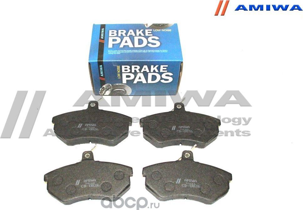 Колодки тормозные передние (Amiwa). Артикул CD0826