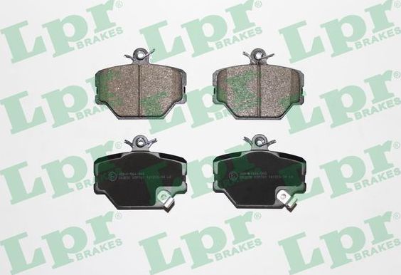 Тормозные колодки LPR передние для Smart Fortwo I (W450) 1998-2007. Артикул 05P761
