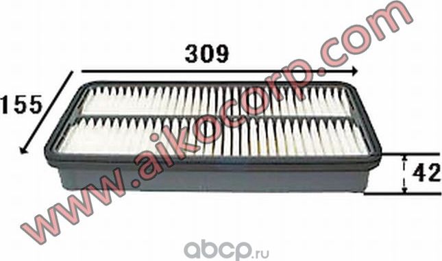 Фильтр воздушный TOYOTA Caldina, Camry, Carina, Corona, Corolla, RAV4 (Aiko). Артикул A161
