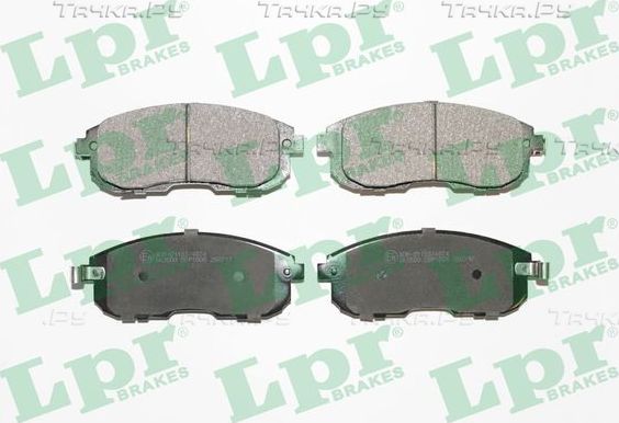 Тормозные колодки LPR передние для Nissan Juke I 2010-2019. Артикул 05P1606