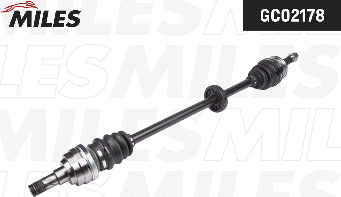 Полуось (привод в сборе, приводной вал) Miles. Артикул GC02178