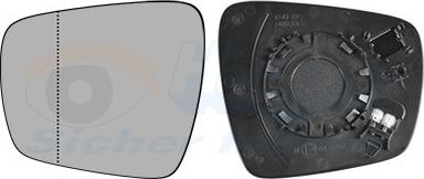 Зеркальное стекло бокового зеркала Van Wezel * HAGUS * левое для Renault Kadjar I 2015-2026. Артикул 4424837
