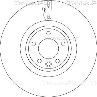 Тормозной диск TRW передний для Land Rover Range Rover Sport II 2016-2026. Артикул DF6957S