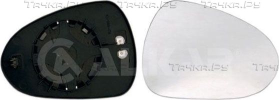 Зеркальное стекло бокового зеркала Alkar правое для SEAT Ibiza IV 2008-2016. Артикул 6432803