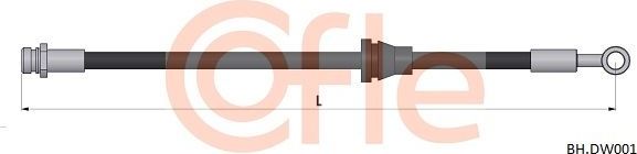 Тормозной шланг Cofle. Артикул 92.BH.DW001