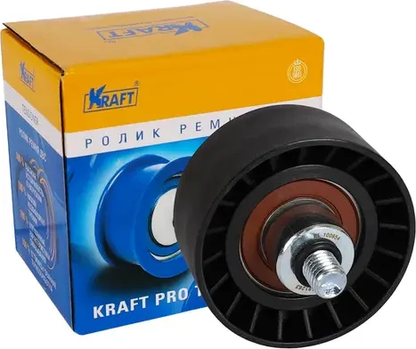 Направляющий ролик ремня ГРМ Chevrolet Aveo (06-11) 1.4-1.6, Cruze (09-15) / Dae (Kraft) Kraft. Артикул KT100954