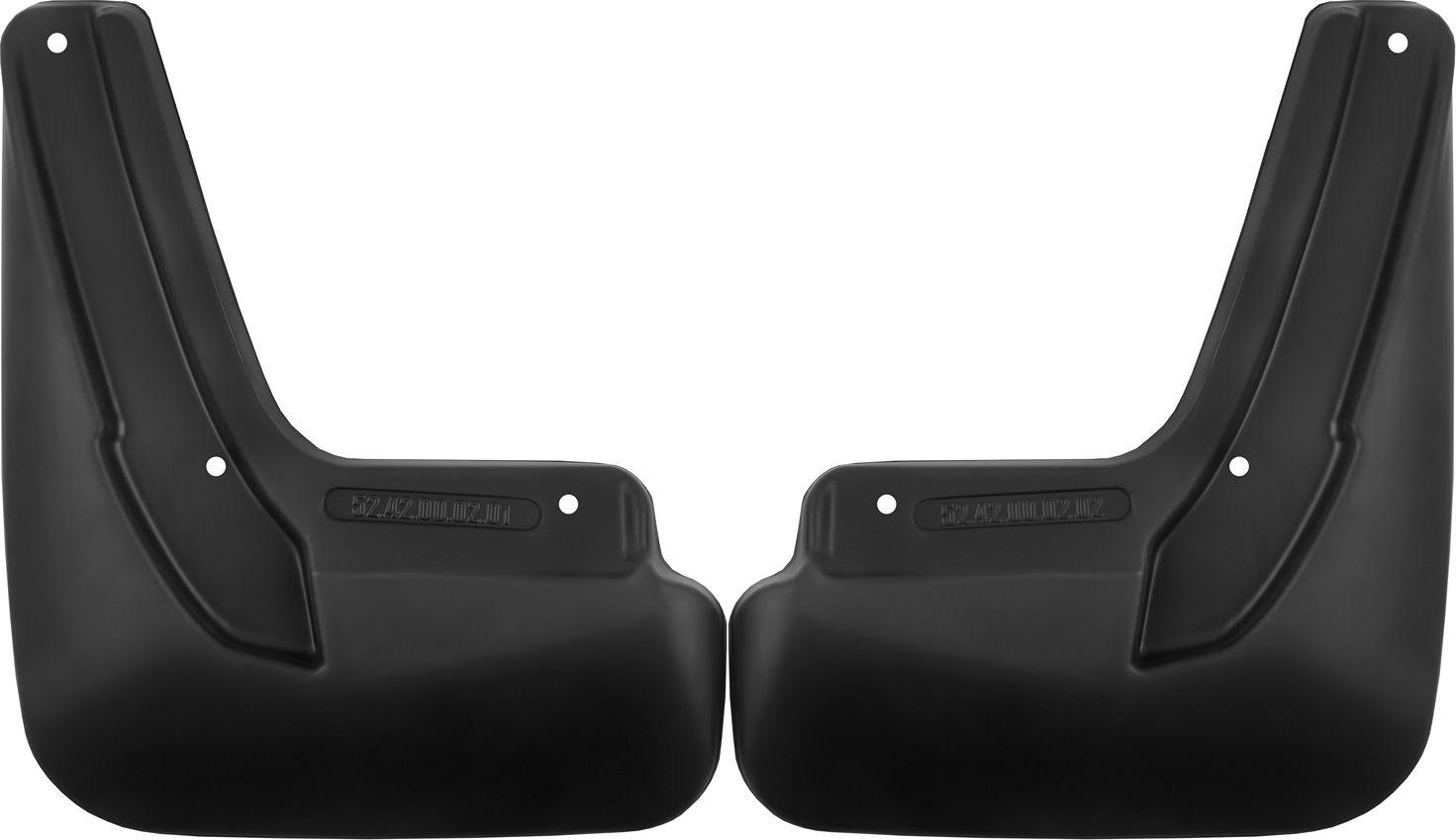 Брызговики Frosch (в коробке) задняя пара для Lada Largus Cross 2019-2026 в пакете. Артикул NLF.52.42.E12