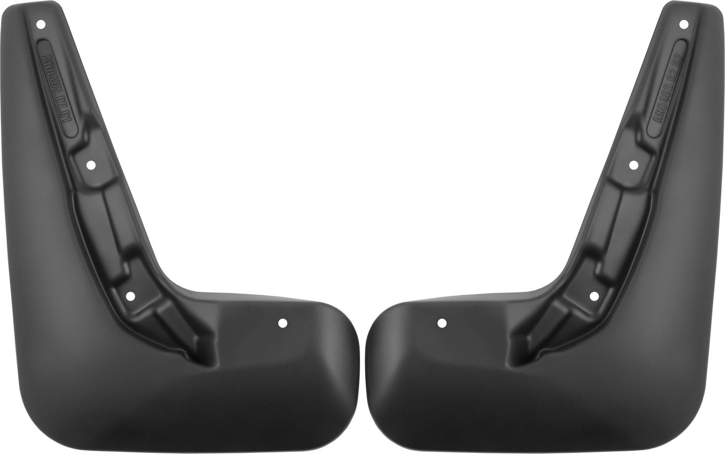 Брызговики Frosch (в пакете) задняя пара для Haval H6 III 2020-2026. Артикул NLF.AN0465.E3