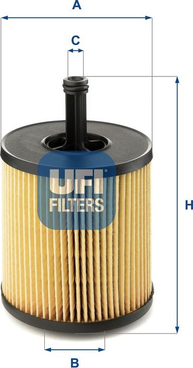 Масляный фильтр UFI. Артикул 25.197.00
