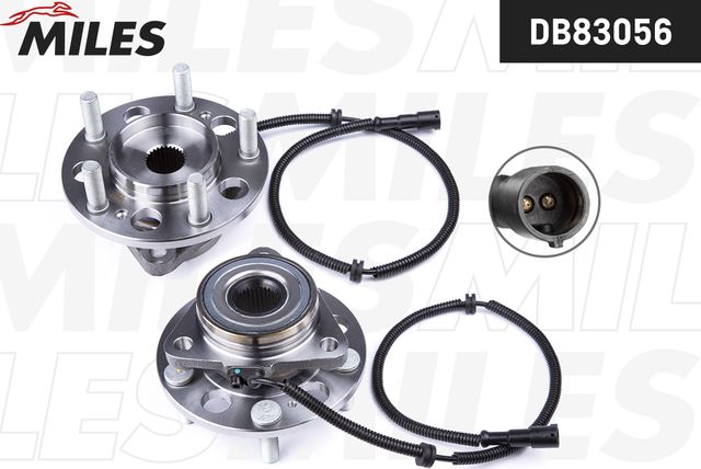 Ступица колеса с интегрированным подшипником Miles. Артикул DB83056