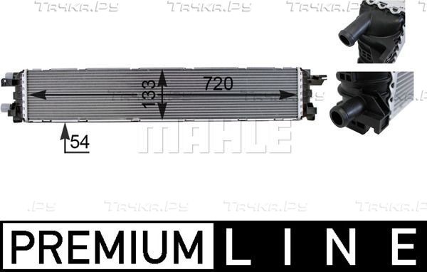 Радиатор низкотемпературный Mahle Premium для Audi S7 I (4G) 2012-2018. Артикул CIR 13 000P