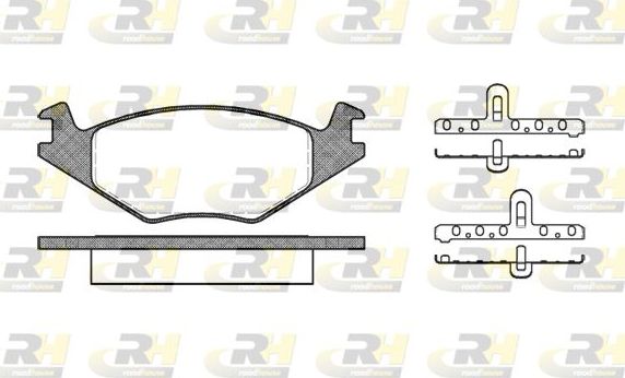 Тормозные колодки RoadHouse передние для SEAT Ibiza II 1993-2002. Артикул 2171.20
