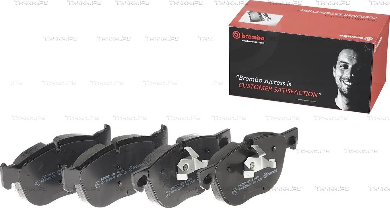 Тормозные колодки Brembo передние для BMW X4 I (F26) 2015-2018. Артикул P 06 049