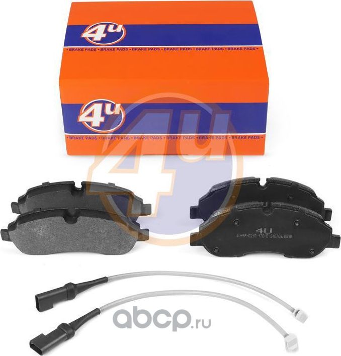 КОЛОДКИ ПЕР FORD TRANSIT V363 BUS (FAD, FBD) TRANSIT V363 VAN (FCD, FDD) TRANSIT (4U). Артикул 4UBP0210