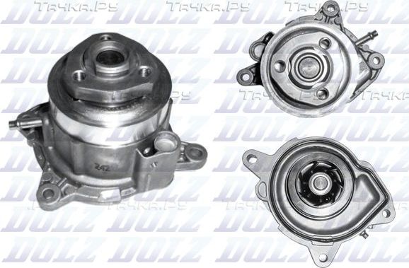 Помпа (водяной насос) Dolz для Volkswagen Golf VII 2011-2016. Артикул A215V