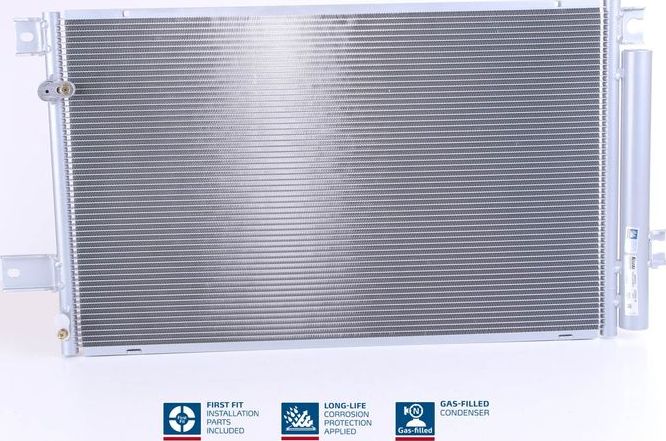 Радиатор кондиционера (конденсатор) Nissens (алюминий). Артикул 940022