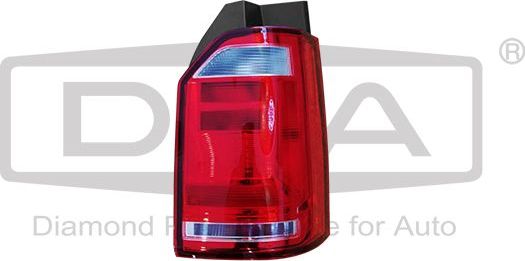 Фонарь задний DPA правый для Volkswagen Multivan T6 2015-2026. Артикул 99451801802