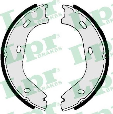 Тормозные колодки (стояночная тормозная система) LPR задние для Mercedes-Benz W123 1976-1985. Артикул 01840