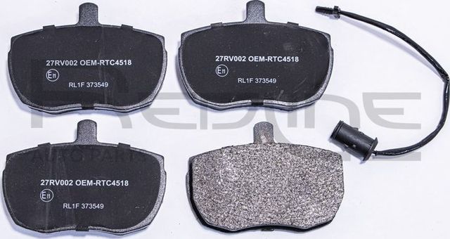 Тормозные колодки RED Line передние для LTI TX I 1997-2002. Артикул 27RV002