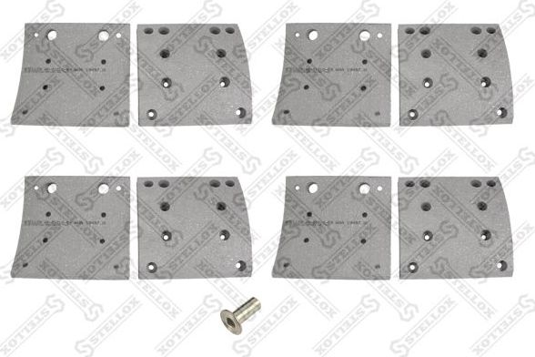Тормозные накладки Stellox задние для Mercedes-Benz SK 1987-1996. Артикул 85-01010-SX