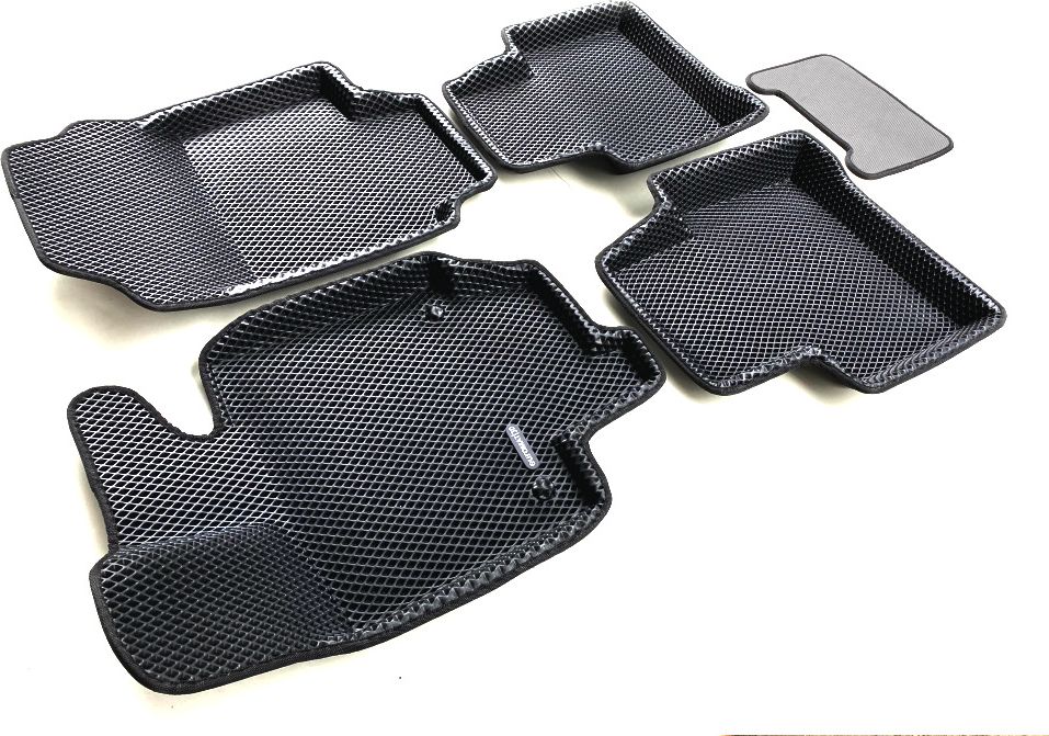 Коврики Euromat 3D EVA для салона Toyota RAV 4 V АКПП 2019-2026. Артикул EM3DEVA-005105