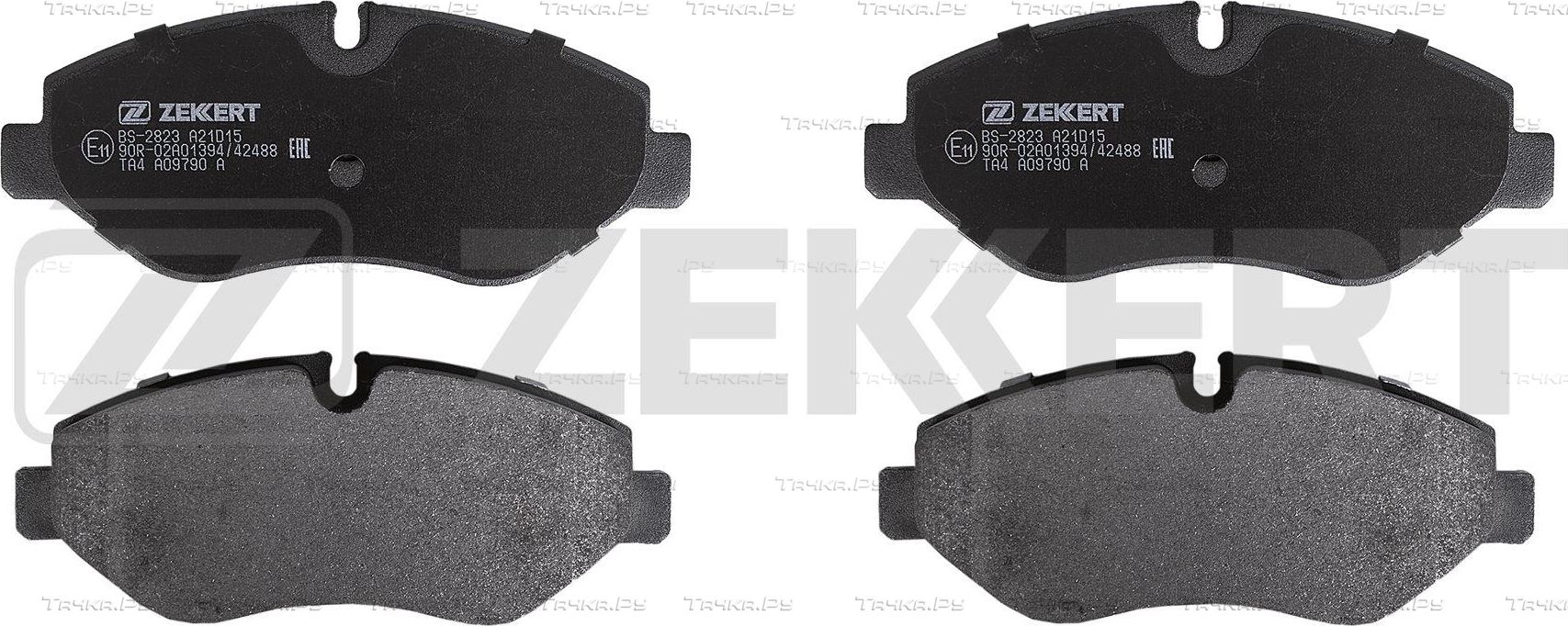 Тормозные колодки Zekkert передние для IVECO Daily V 2011-2014. Артикул BS-2823